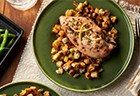 Lemon Honey Chicken and  Stuffing