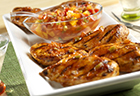 Chicken with Picante Peach Salsa