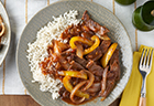 Orange Beef and Peppers