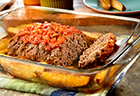 Meatloaf with Roasted Garlic Potatoes