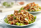 Thai Chicken Fettuccine Salad