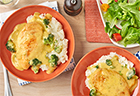 Cheddar Broccoli Chicken & Mashed Potatoes