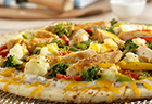 Chicken & Stir-Fry Vegetable Pizza