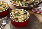 Three-Cheese Pasta Skillet