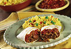 Beef & Bean Burritos