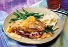 Stuffed Chicken Breasts with Mandarin Orange Sauce