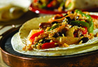 Southwestern Chicken & Pepper Wraps