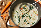 Garlicky Potato Leek Soup