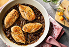 Rosemary Chicken with Fruit Sauce