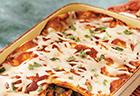 Layered Vegetable Enchilada Casserole