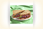 Roast Beef with Onion & Avocado Sandwiches