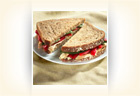 Roast Chicken Sandwiches with Basil & Peppers