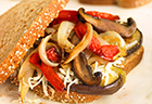 Pan-Grilled Veggie & Cheese Sandwiches