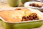 Beefy Cornbread Casserole