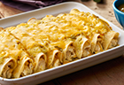 Cheesy Chicken Enchiladas Verde