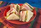 Turkey Club Sandwiches with the Works