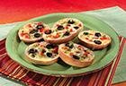 White Pizza Bagel Snacks