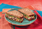 Salsa Chicken Olé Sandwiches