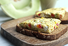 Open-Faced Garden Frittata Sandwiches