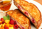 Stuffed French Toast Melba