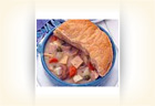 Homestyle Chicken Pot Pie with Ham