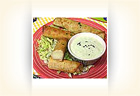 Cheese Flautas with Avocado Ranch Dip