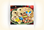 Raspberry Linzer Rounds