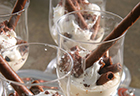 Chocolate Espresso Pirouette Parfaits