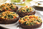 Creamy Spinach-Stuffed Portobellos