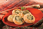 Artichoke and Spinach Swirls