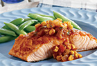 Pacific Coast Salmon with Pan-Roasted Corn Salsa
