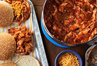 Shredded BBQ Chicken Sandwiches