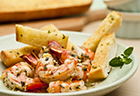 Shrimp Scampi with Garlic Bread