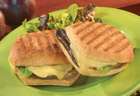 Eggplant Taleggio Panini