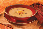 Kabocha Squash Soup with Crispy Bacon