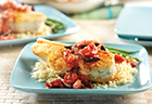 Mediterranean Halibut with Couscous
