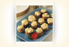 Four-Cheese Potato-Stuffed Mushrooms