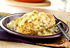 Chicken Creole with Chile Cream Sauce
