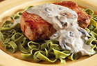 Creamy Pork Marsala with Fettuccine