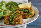 Pesto Crab Cakes