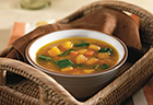 Butternut Squash & Baby Spinach in a Savory Broth