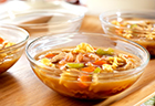 Roasted Chicken with Caramelized Onions Soup