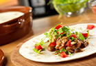Slow Cooked Chicken & Bean Burritos