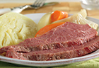 Slow Cooked Corned Beef & Cabbage