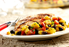 Salsa Verde Corn & Bean Salad
