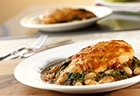 Braised Chicken with Savory White Beans & Spinach