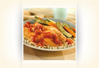 Fish with Pineapple Mango Salsa & Rice
