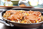 Quick Glazed Pork & Rice Skillet