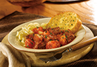 Roasted Garlic Beef Stew with Texas Toast