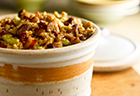 Cornbread Stuffing with Chestnuts & Bacon